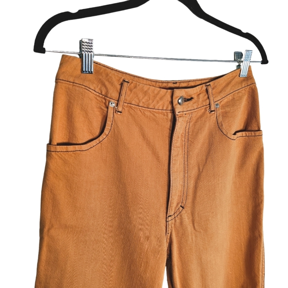 Eckhaus Latta Orange Women Jeans - Picture 2 of 11
